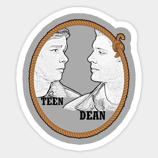 Teen Dean Sticker by Winchestered